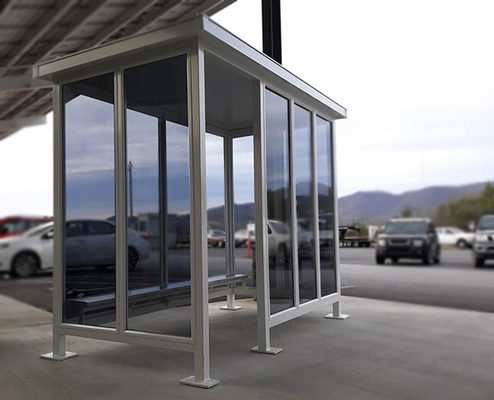 Conveniently Upgrade Outdoors Spaces Through Prefabricated Transit Shelters
