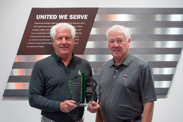 DAYTON FREIGHT RECEIVES THE TRANSPORTATION EXCELLENCE AWARD