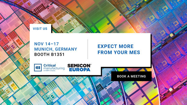 Critical Manufacturing to Demonstrate Advanced MES Functionality at SEMICON Europa