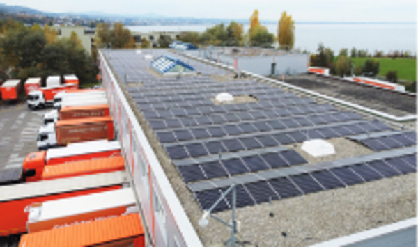 Gebrüder Weiss now generates solar power in Switzerland 