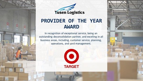Yusen Logistics Awarded Provider of the Year by Target  