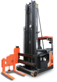 NOBLELIFT North America Introduces the New OPX 33 Very Narrow Aisle Heavy Duty Electric Forklift