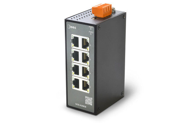 IDEC 8-Port Unmanaged Ethernet Switch Delivers Key Industrial Managed Switch Features