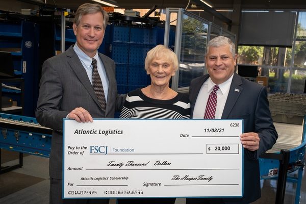 Atlantic Logistics establishes $20,000 scholarship for Florida State College at Jacksonville, Fla.