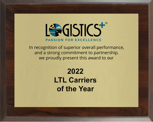 Logistics Plus Recognizes Six 2022 LTL Carriers of the Year