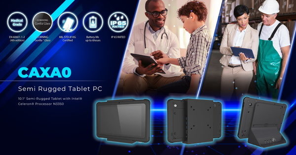 Avalue Launches CAXA0, a Medical Grade Semi Rugged Tablet PC