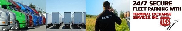 Gary, IN new 24/7 access Secure Fleet Tractor-Trailer Parking by TXS.