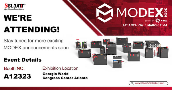 BSL Battery - Industrial will participate in Modex 2024 from March 11 to 14 with enhanced product po