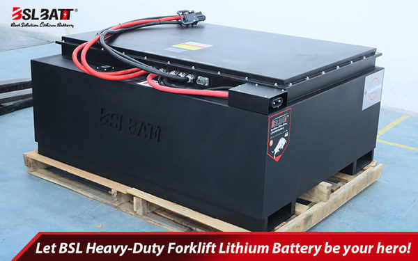 Let BSL Heavy-Duty Forklift Lithium Battery be your hero!