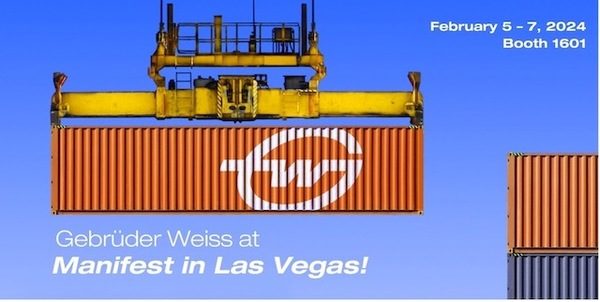 International Transport & Logistics Leader Gebrüder Weiss to Participate in   “Manifest Vegas” 