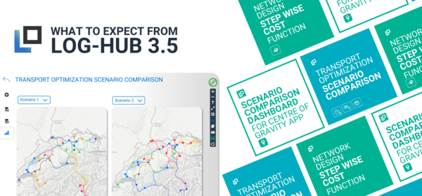 Log-hub 3.5 update brings sophisticated network design optimization with a step wise cost function