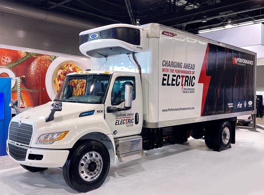 Performance Food Group Pilots Electric Refrigerated Truck