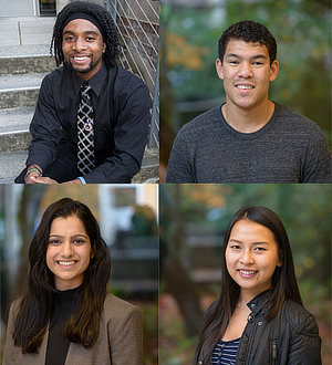 Photo: 4 scholarship recipients