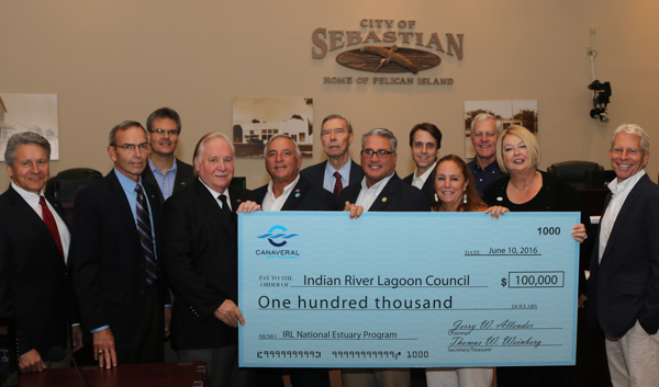 Canaveral Port Authority check presentation