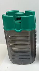 Dow square auto-stackable bottles
