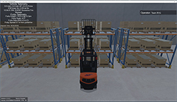 Forklift simulator