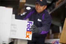 FedEx delivery man