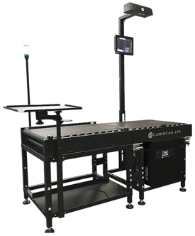 Cubiscan CS 275 conveyorized cubing-weighing system