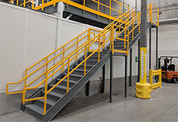 Panel Built industrial stairs